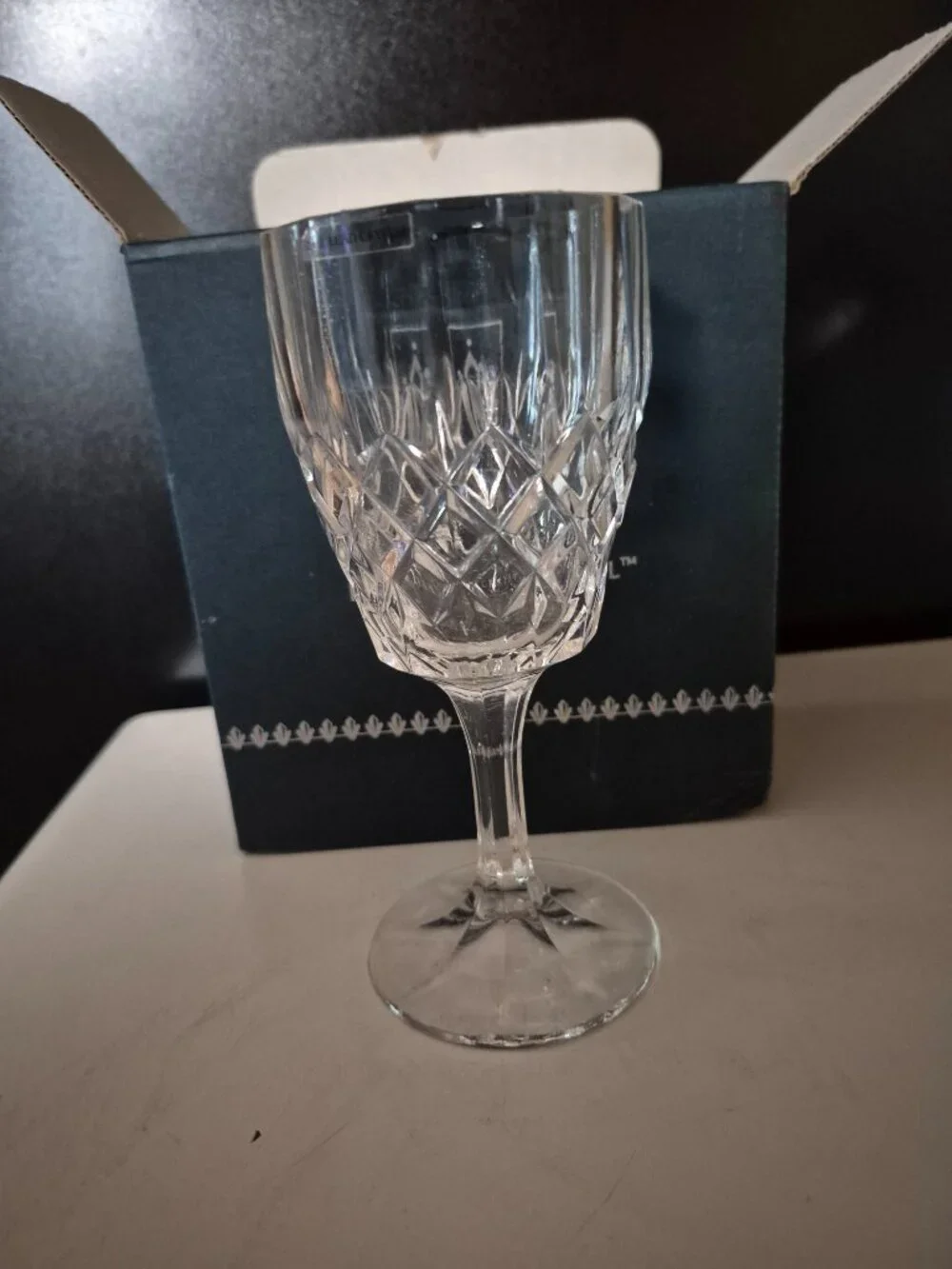 VINTAGE ROYAL IRISH CRYSTAL WINE GLASS REPLACEMENT STEM